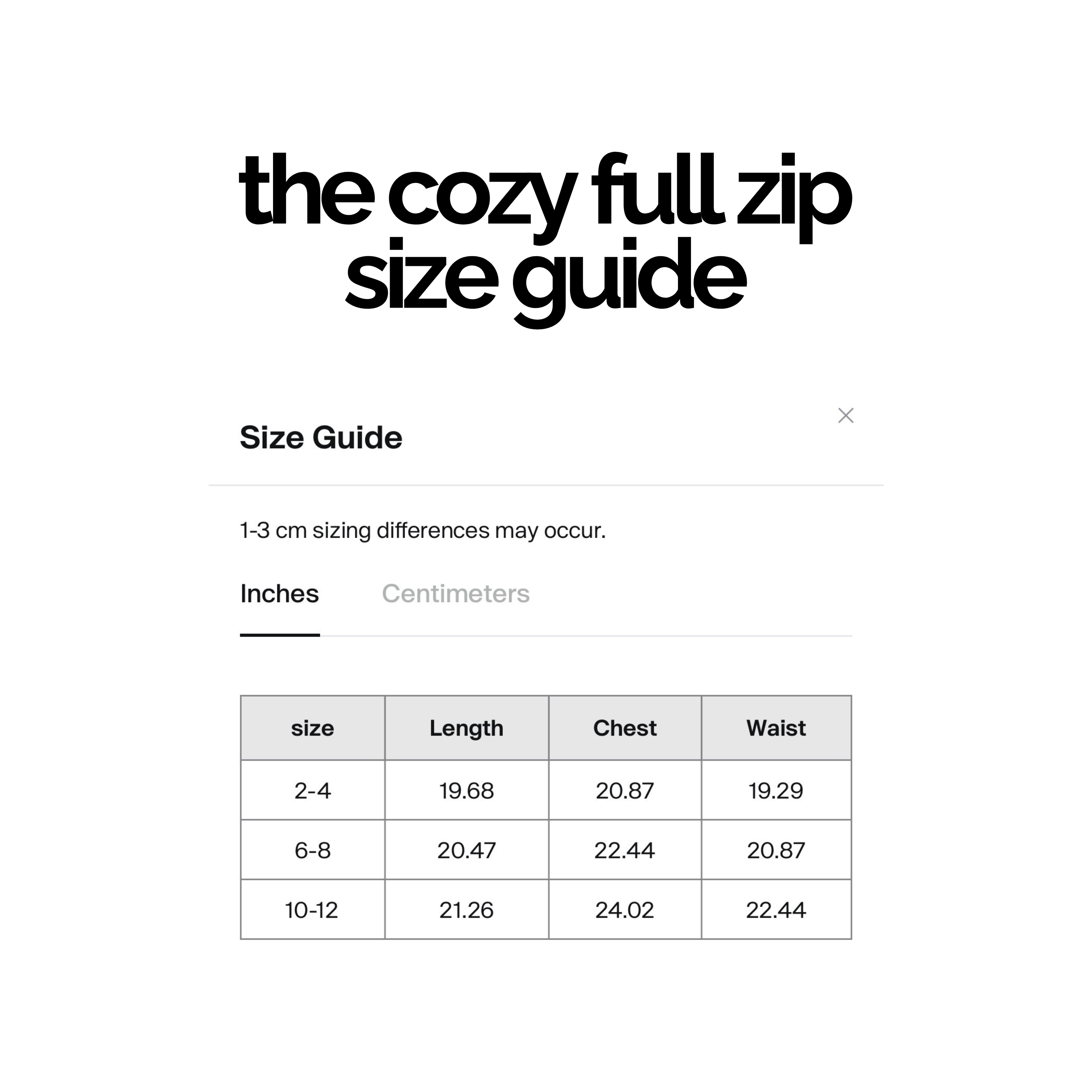 THE COZY FULL ZIP