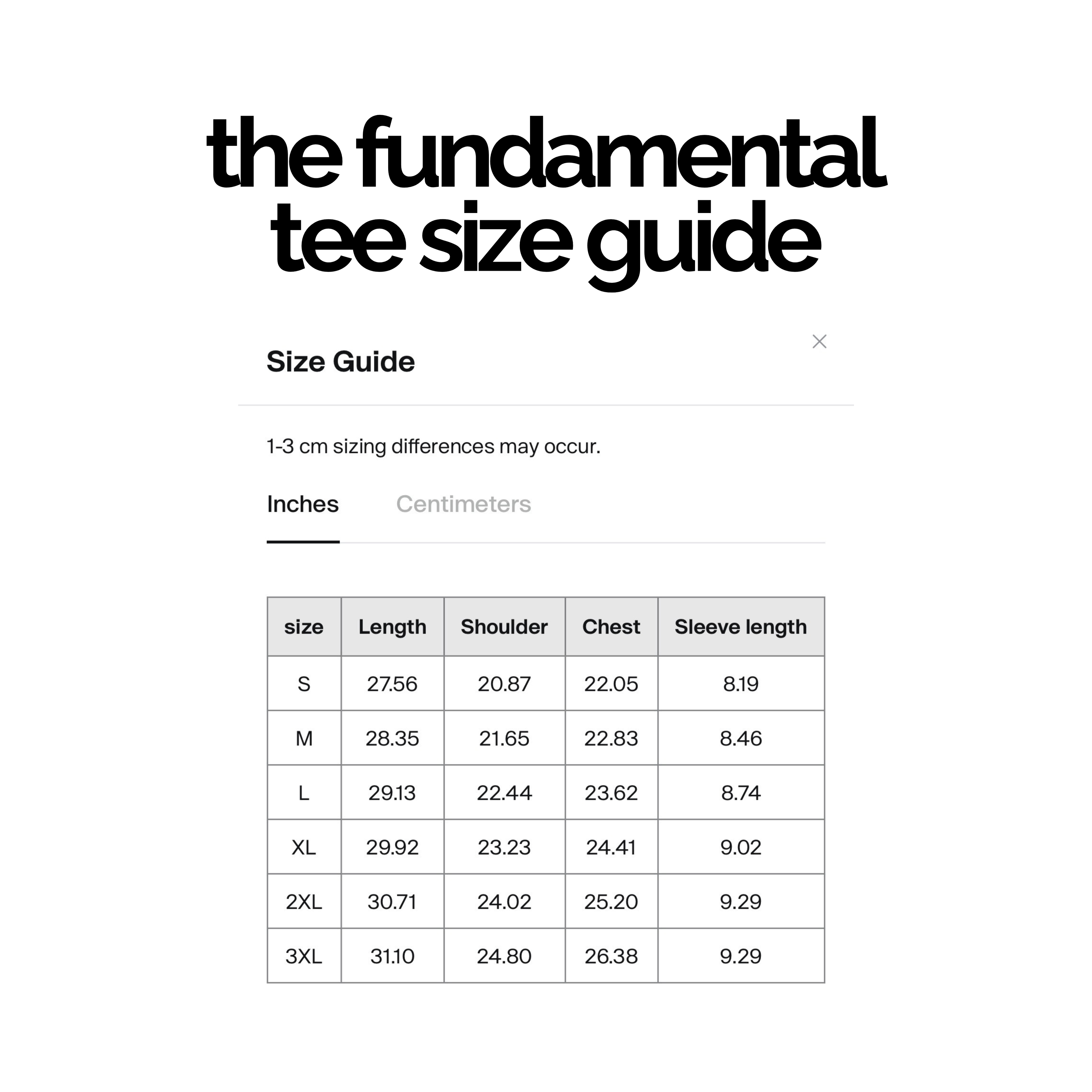 THE FUNDAMENTAL TEE
