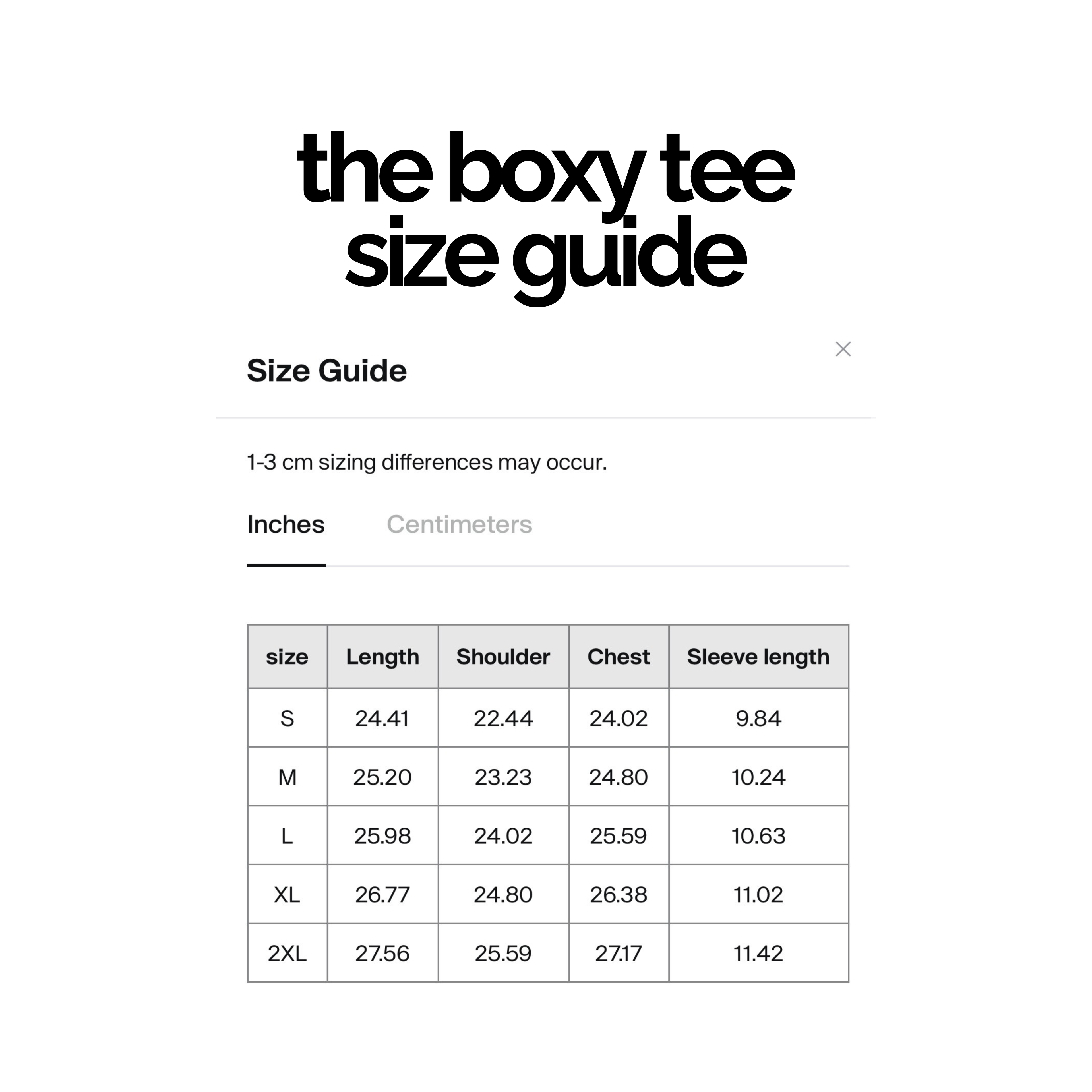 THE BOXY FUNDAMENTAL TEE