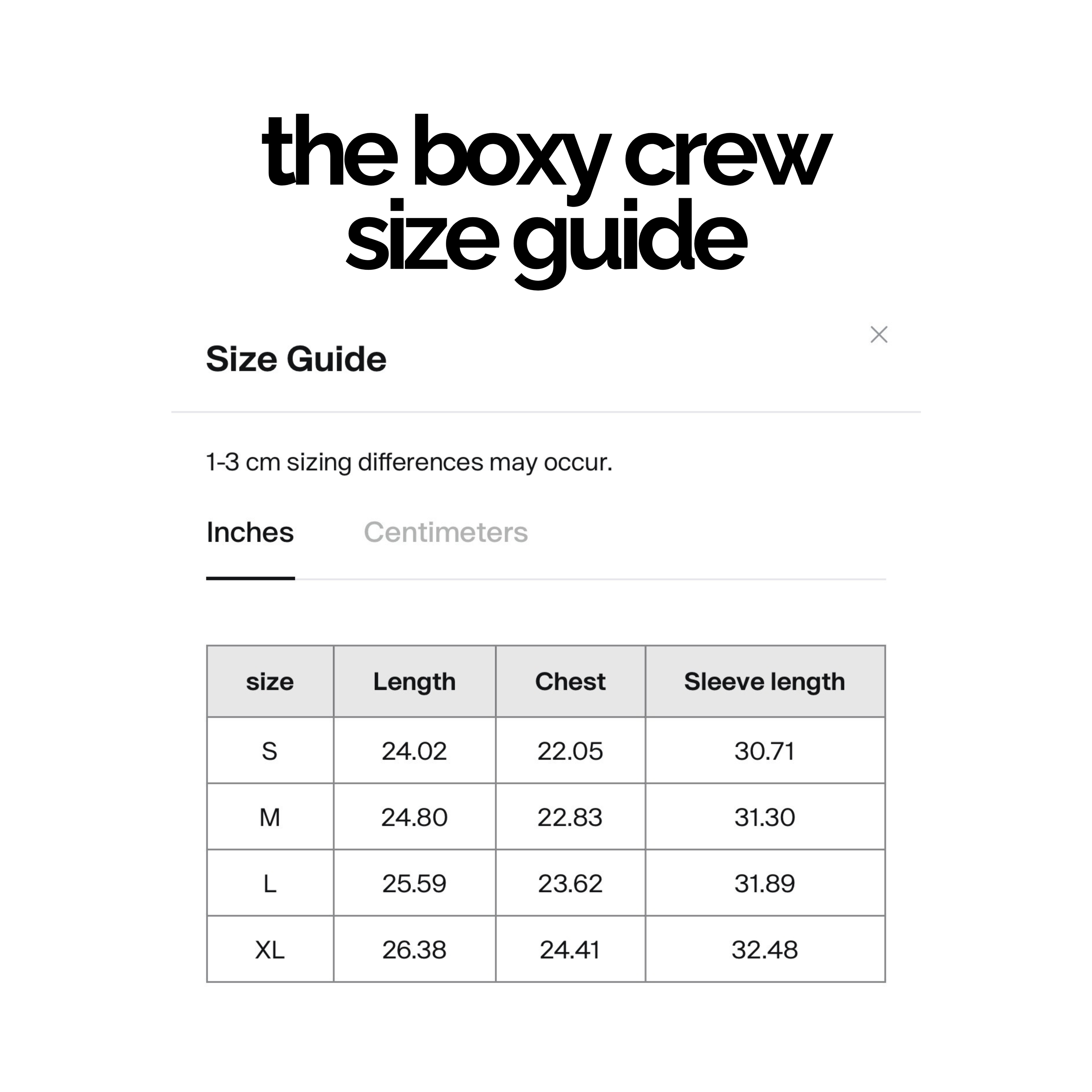 THE BOXY CREW