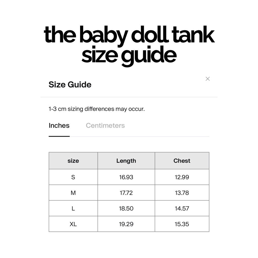 THE BABY DOLL TANK